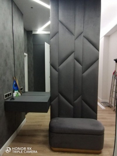 Панель "Кэримэ" графит с банкеткой