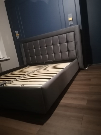 Кровать "Инеса" асфальт 27.000.руб.