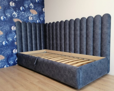 Кровать "Канна2" новая синяя 38000руб.