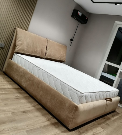 Кровать "КРОКУС" бежевая 36.000.руб.